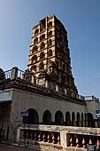 the old Royal Palace, in the middle of the old city, now a museum with a beautiful collection of Chola bronze sculptures. Thanjavur Tamil Nadu. 